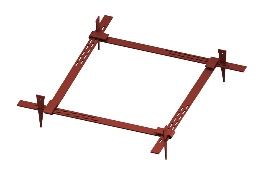 Coffrage latte pour colonne