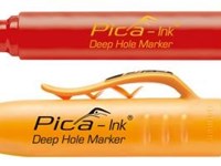 Stylo avec pointe mobile en acier - Rouge