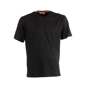 T-shirt noir manches courtes Argo-XL