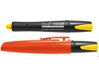 VISOR permanent marker JAUNE