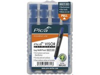VISOR Permanent Marker REFILL PACK, BLEU