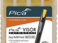 VISOR Permanent Marker REFILL PACK, JAUNE