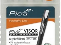 VISOR Permanent Marker REFILL PACK, BLANC