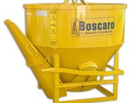 Benne cônique à vidange inférieure et latérale 400L - CL40