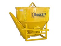Benne cônique à vidange inférieure et latérale 400L - CL40