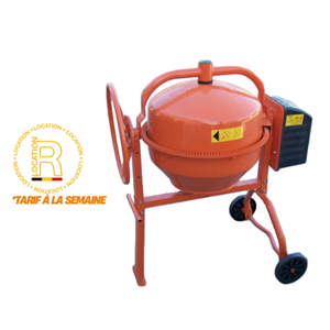 Location - Bétonnière 165L électrique non tractable