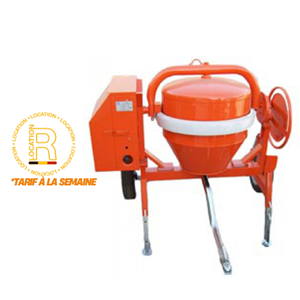 Location - Bétonnière 350L essence tractable