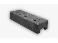 Bloc PVC pour barrière de chantier