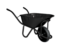 Brouette de maçon 110L avec roue gonflable 