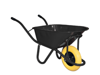 Brouette de maçon 110L avec roue increvable