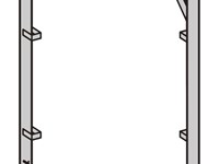 Cadre ouvert galva V17 2 x 1m