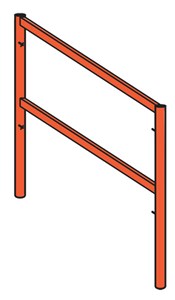 Cadre fermé peint V18-7 1 x 0.7m