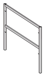 Cadre fermé galva V18 1 x 1m