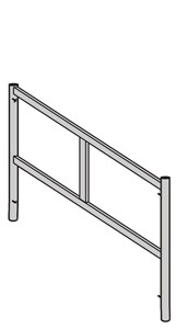 Cadre galva V22 1 x 1.5m