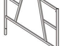 Cadre galva V25 1.5 x 1.5m