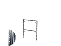 Cadre fermé galva V18-7 1 x 0.7m