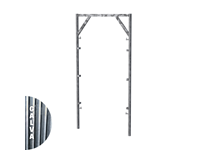 Cadre ouvert galva V17 2 x 1m