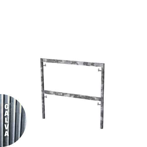 Cadre fermé galva V18 1 x 1m