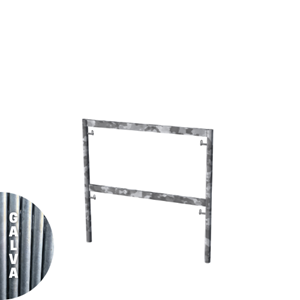 Cadre fermé galva V18 1 x 1m