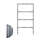 Cadre fermé galva V18 2 x 1m