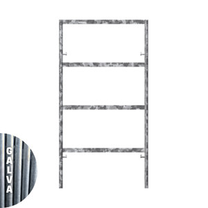 Cadre fermé galva V18 2 x 1m
