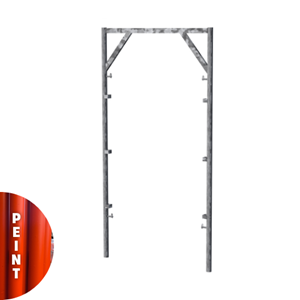 Cadre ouvert peint V17 2 x 1m
