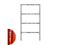 Cadre fermé peint V18 2 x 1m