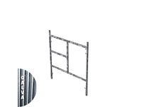 Cadre galva manchonné V22-2 1.5 x 1.2m