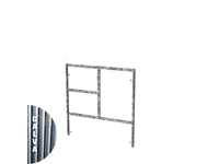 Cadre galva V22 1.5 x 1.5m