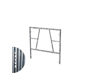Cadre galva V25 1.5 x 1.5m