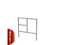 Cadre peint V22 1.5 x 1.5m