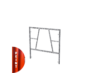 Cadre peint V25 1.5 x 1.5m
