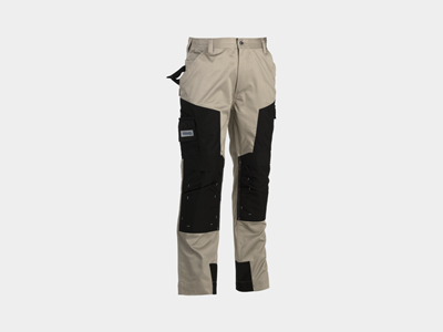 Pantalon Capua beige noir trousers-54