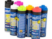 peinture marquages chantier JAUNE