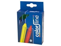 Craie de cire, hexagonal, enrobé - 12 cm - JAUNE