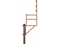 Console murale 70cm peint