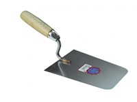 Truelle de plâtrier INOX, coins arrondis - 180 mm