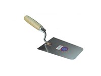 Truelle de plâtrier INOX, coins arrondis - 180 mm