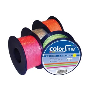 Corde de maçon fluo orange ou rose 1mm x 100m