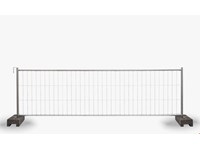 Barrière de chantier de 1m haut sur 3.5m de large