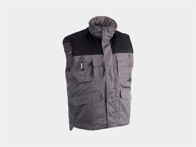 Veste grise et noire imperméable       sans manche Donar-XXXL
