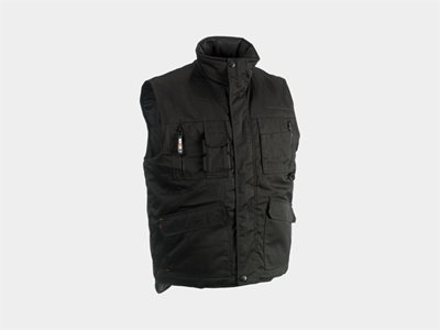Veste noire imperméable     sans manche Donar-XXXL