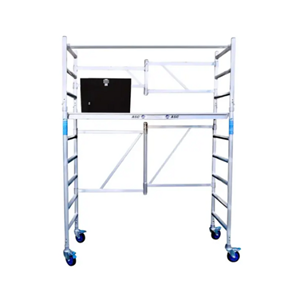 Kit d'échafaudage pliant en aluminium Hauteur de Travail 3.85m 