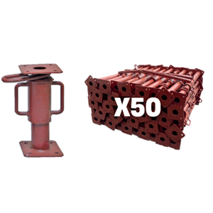 Lot de 50 Étrésillons en acier 0.25m à 0.5m