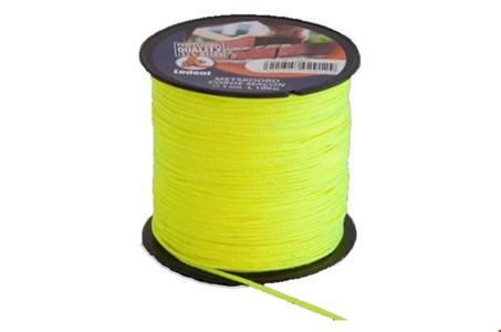 Ficelle de maçon en nylon - FLUO JAUNE - 1.5 mm x 35 m