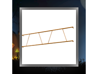 Panneau garde-corps 2m peint