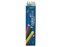 Crayon mine dûr H5, laqué VERT 24 cm par 10 pces