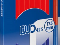 DUO MARKER "DUO 425" 50% rouge / 50% bleu - Ø 10 mm x 17,5 c