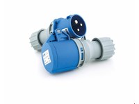 Fiche CEE male - 3 pôles - 2P + T - 250V - 16 A