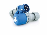 Fiche CEE femelle - 3 pôles - 2P + T - 250V - 16 A